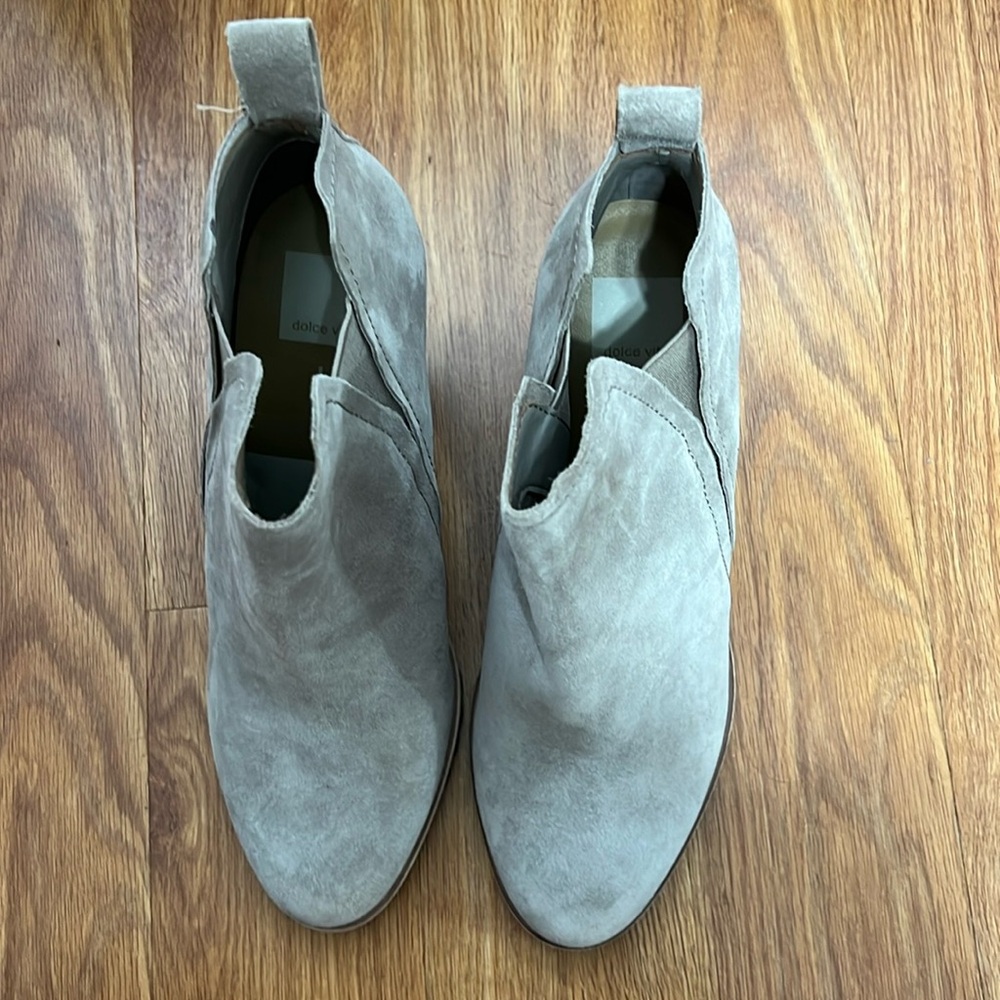 Winter Wedge Bootie Dolce Vita dark Taupe suede